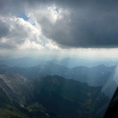 Flugwegposition um 15:24:58: Aufgenommen in der Nähe von Schladming, Österreich in 2902 Meter
